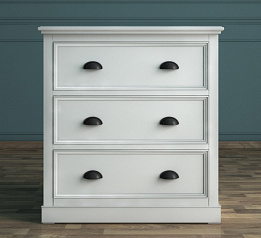 Комод "Palermo" с тремя ящиками малый арт PL1035
