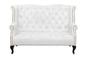 Кожаный дизайнерский диван лофт Royal Sofa White в Краснодаре