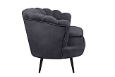 Дизайнерский диван Pearl Double Black на черных ножках №2