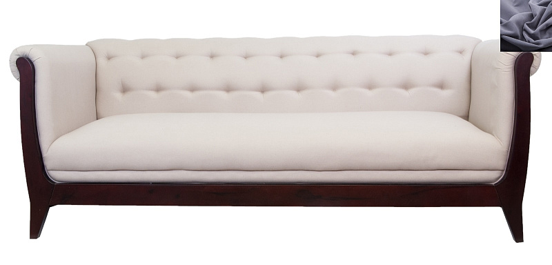 Классический диван Delvin темно серый в Краснодаре Классический диван Delvin темно серый