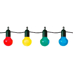 Уличные огоньки FROSOLONE, LED 20X0,064W, IP44, L5700, B50, H110, пластик, зеленый/пластик, разноцветный