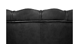 Низкое кресло ракушка Pearl Black V2 на черных ножках №4