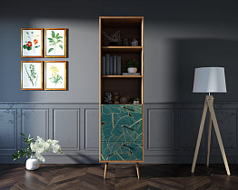 Стеллаж с ящиками "Berber" принт 41 арт BB45/Print_41