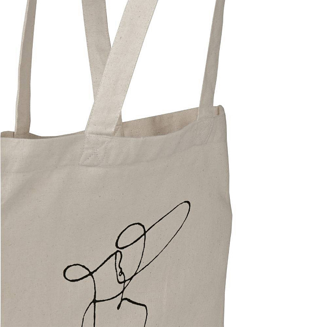 426515 Сумка женская SAHAZINA, L380, H415, 100% хлопок, кремовый, черный в Краснодаре 426515 Сумка женская SAHAZINA, L380, H415, 100% хлопок, кремовый, черный