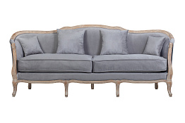 Прямой диван для гостиниц Darcy 3 серый