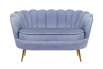 Диван ракушка Pearl Double Blue