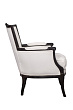 Мягкое полукресло с подлокотниками Tous white №2