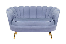 Диван ракушка Pearl Double Blue