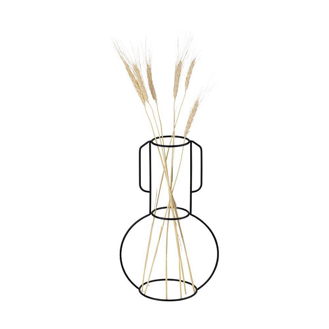 421394 Ваза декоративная, комплект из 3х штук BELLSHILL, металл, черный в Краснодаре 421394 Ваза декоративная, комплект из 3х штук BELLSHILL, металл, черный