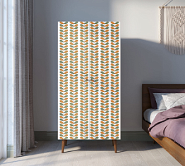 Шкаф малый двухстворчатый "Berber" принт 23 арт BB08/Print_23