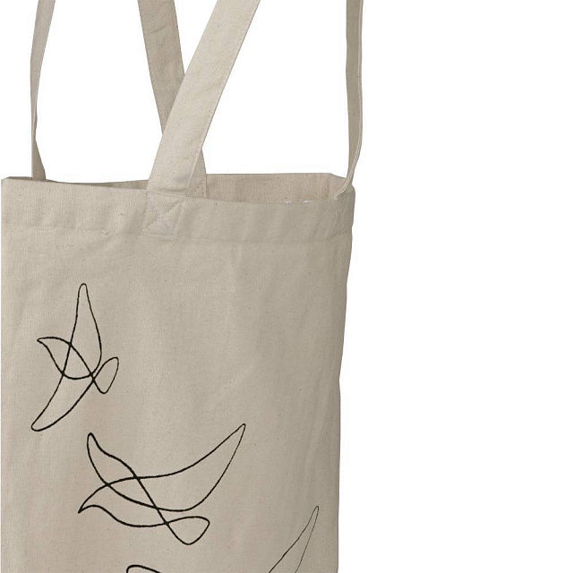 426514 Сумка женская SAHAZINA, L380, H415, 100% хлопок, кремовый, черный в Краснодаре 426514 Сумка женская SAHAZINA, L380, H415, 100% хлопок, кремовый, черный