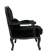 Мягкое полукресло с подлокотниками Nitro Black №1