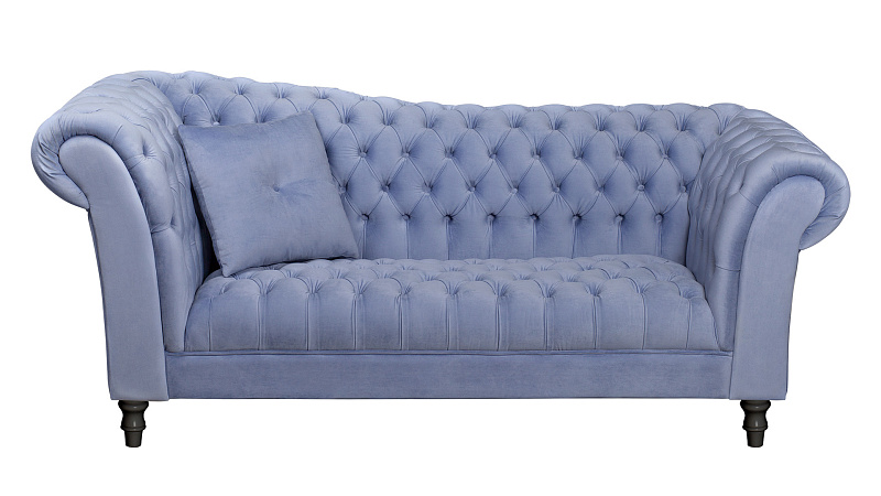Двухместный диван Lina Blue-B синий