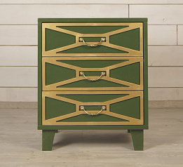 Прикроватная тумба "Emerald" арт DSC10523ETG Зеленый