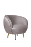 Мягкое кресло для гостиниц Small Benee Grey