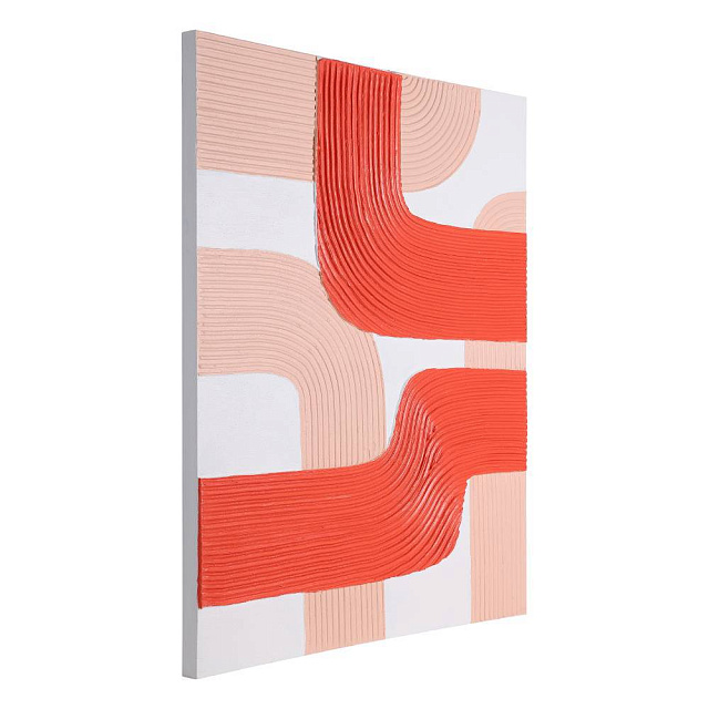 423163 Картина BESERAH, L800, B37, H1000, холст, дерево, белый, красный, розовый в Краснодаре 423163 Картина BESERAH, L800, B37, H1000, холст, дерево, белый, красный, розовый