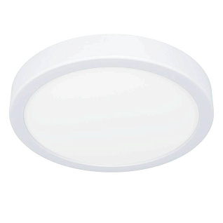 900654 Накладной светильник FUEVA 5, 17W (LED), 3000K, IP44, ?210, сталь, белый / пластик, белый