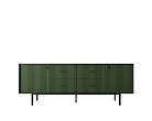 Комод две дверки и четыре ящика "Emerson" арт EM19/green/L №0
