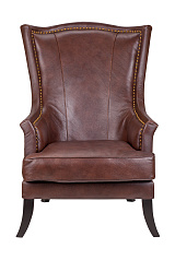Кожаное кресло коричневое Chester Leather в Краснодаре