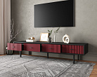 Комод с четырьмя ящиками под TV "Emerson" арт EM06/red/L №1