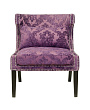 Мягкое полукресло с подлокотниками Suza Violet №0