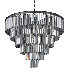 Люстра Odeon 6 Rings Smoke