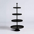 427648 Блюдо-этажерка декоративное BABIRIK H700 алюминий, черный №0