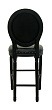 Дизайнерский барный стул Filon Button Black №2