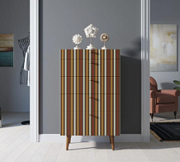 Комод высокий "Berber" принт 20 арт BB10/Print_20