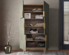 Большой комод с шестью дверками "Line" R20/browngrey №1