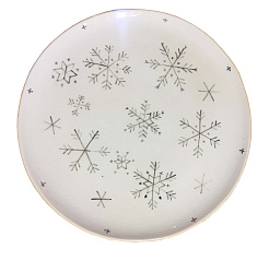Тарелка большая "Snow" арт NG02