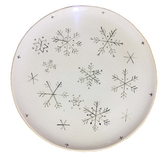 Тарелка большая "Snow" арт NG02