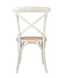 Стул ретро Cross Back White Brush №2