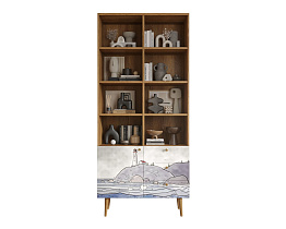 Стеллаж на комоде "Berber" арт BB44/Print_51