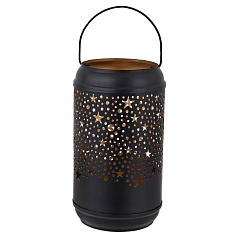 422058 Подсвечник LUGAIT, B180, ?100, сталь, черный, золотой