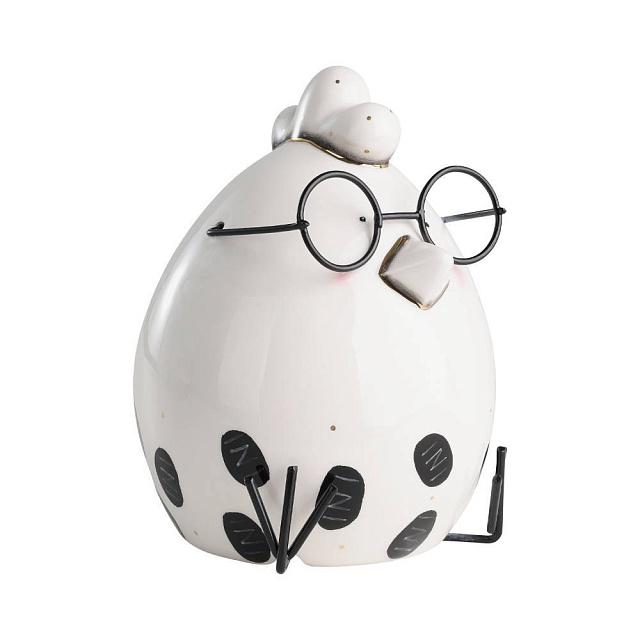 427918 Фигурка Цыпленок LANDJUT ?120, H160 керамика, белый, радужный в Краснодаре 427918 Фигурка Цыпленок LANDJUT ?120, H160 керамика, белый, радужный