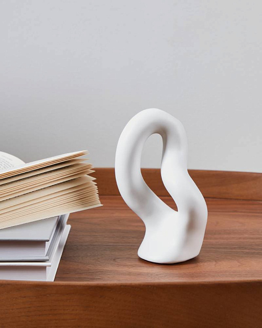 421244 Ваза декоративная AMBILOBE, L95, B70, H150, керамика, белый в Краснодаре 421244 Ваза декоративная AMBILOBE, L95, B70, H150, керамика, белый