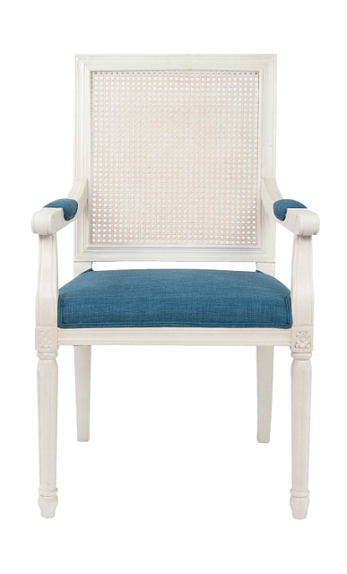 Мягкий стул с подлокотниками Wilton White в Краснодаре Мягкий стул с подлокотниками Wilton White