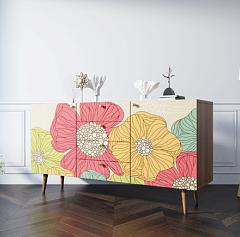 Комод "Berber" с ящиками 5 принт арт BB14/Print_05