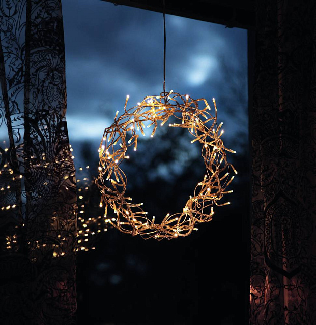 411012 Светодиодный рождественский венок CURLY в Краснодаре 411012 Светодиодный рождественский венок CURLY