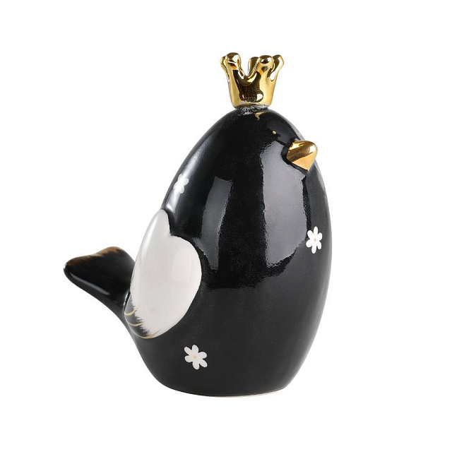 427924 Фигурка Птица LANDJUT L123, B77, H133 керамика, черный, белый, золотой в Краснодаре 427924 Фигурка Птица LANDJUT L123, B77, H133 керамика, черный, белый, золотой