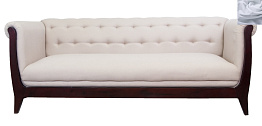Классический диван Delvin серый