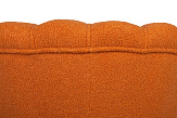 Низкое кресло ракушка Pearl Orange Boucle №4