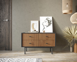 Комод с четырьмя ящиками "Emerson" арт EM05