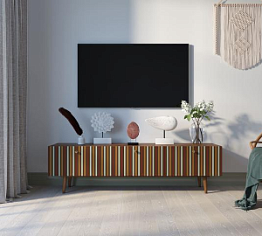 Комод "Berber" с ящиками низкий под TV принт 20 арт BB19/Print_20