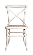 Стул ретро Cross Back White Ver.2 №0
