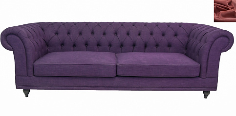 Диван мягкий арт-деко Neylan Purple красный