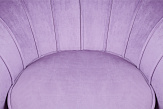 Низкое кресло ракушка Pearl Purple №5