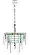 Люстра Odeon 3 Rings Silver №6