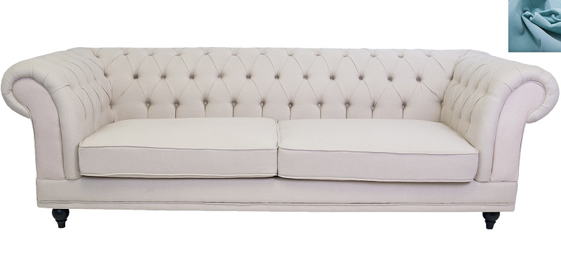 Диван мягкий арт-деко Neylan голубой в Краснодаре Диван мягкий арт-деко Neylan голубой